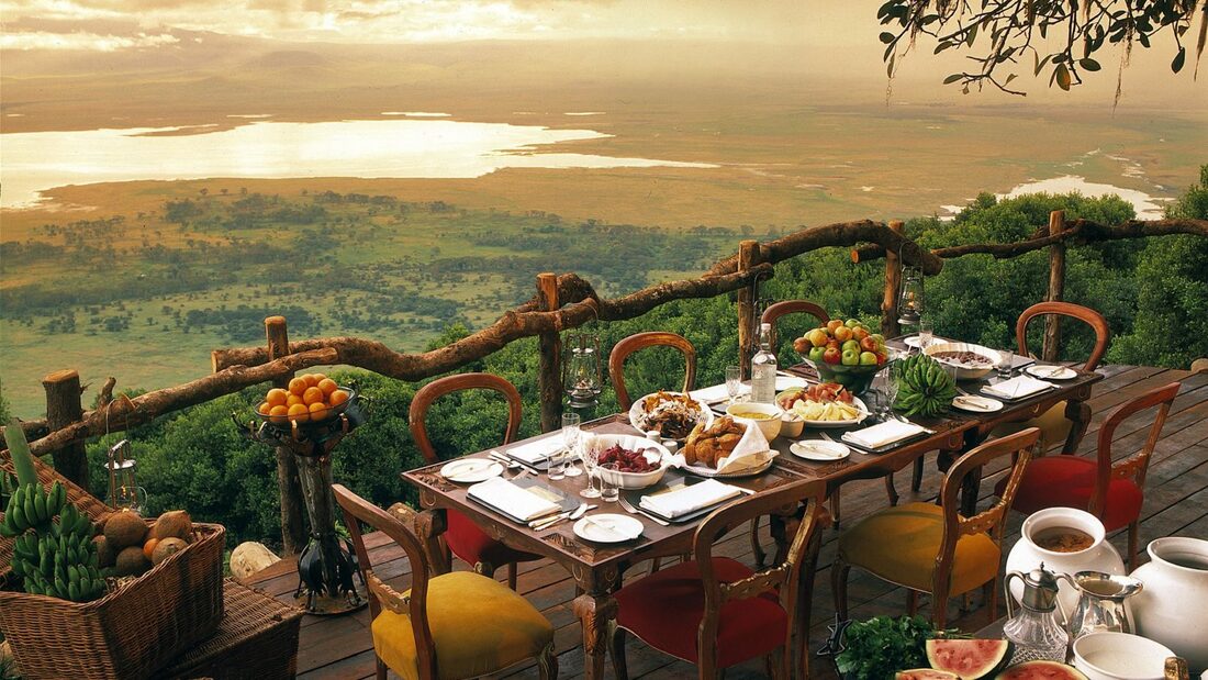 Luxury safari lodge in Tanzania